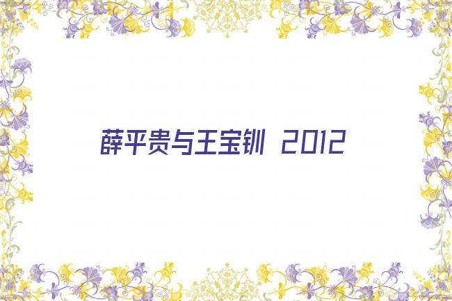 薛平贵与王宝钏 2012剧照